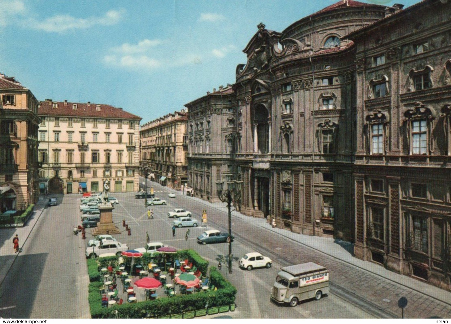 TORINO - PIAZZA E PALAZZO CARIGNANO  -  F.G. - Palazzo Carignano