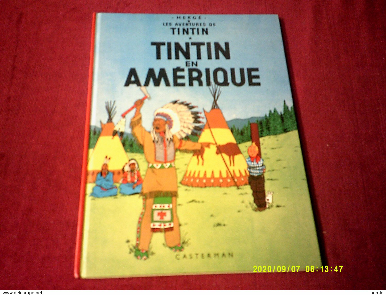 TINTIN  EN AMERIQUE   ( 1983 ) - Hergé