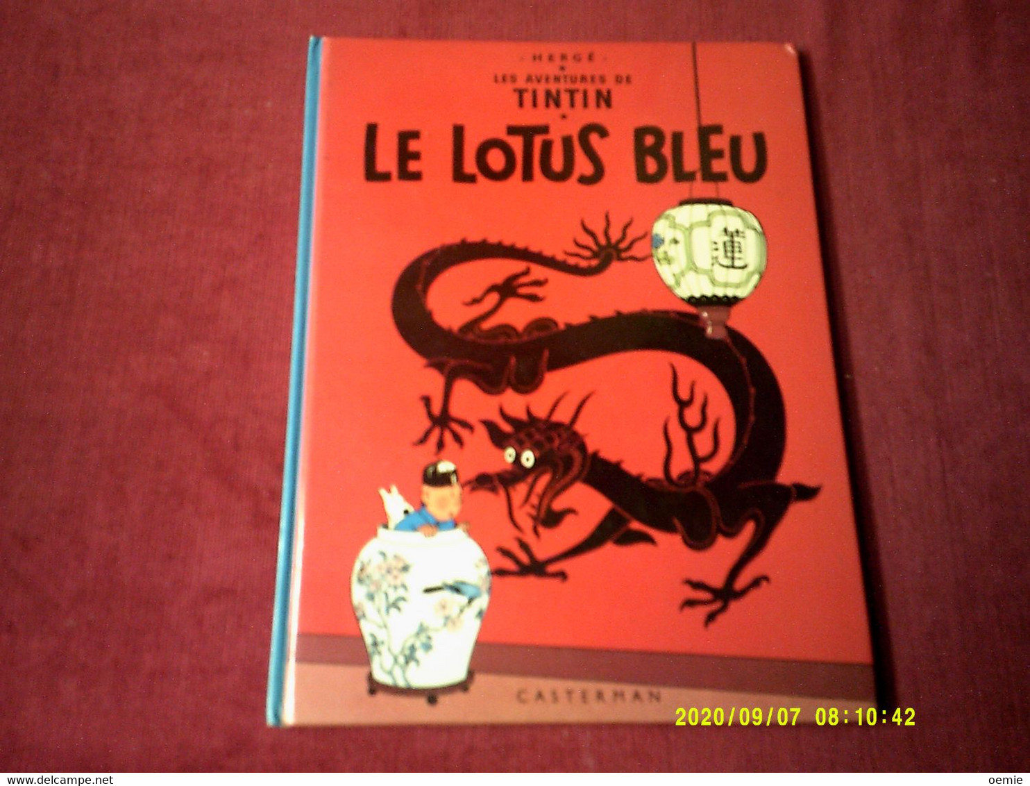 TINTIN  LE  LOTUS BLEU - Hergé
