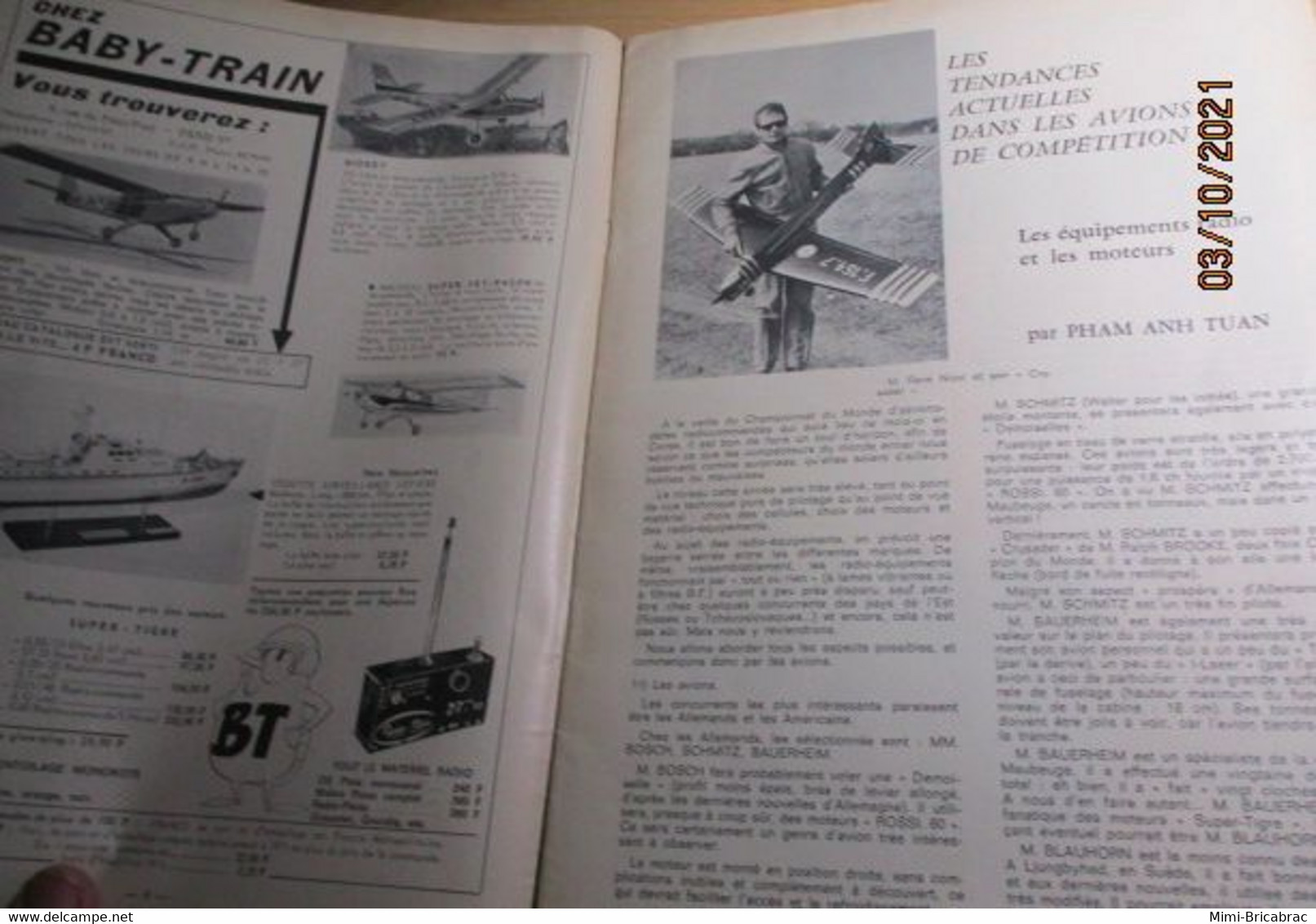 AEROJ20 Revue RADIO MOEDELISME N°7 De 6/1967 Avec Plan En Pages Centrales, En Très Bon état Général - Modèles R/C
