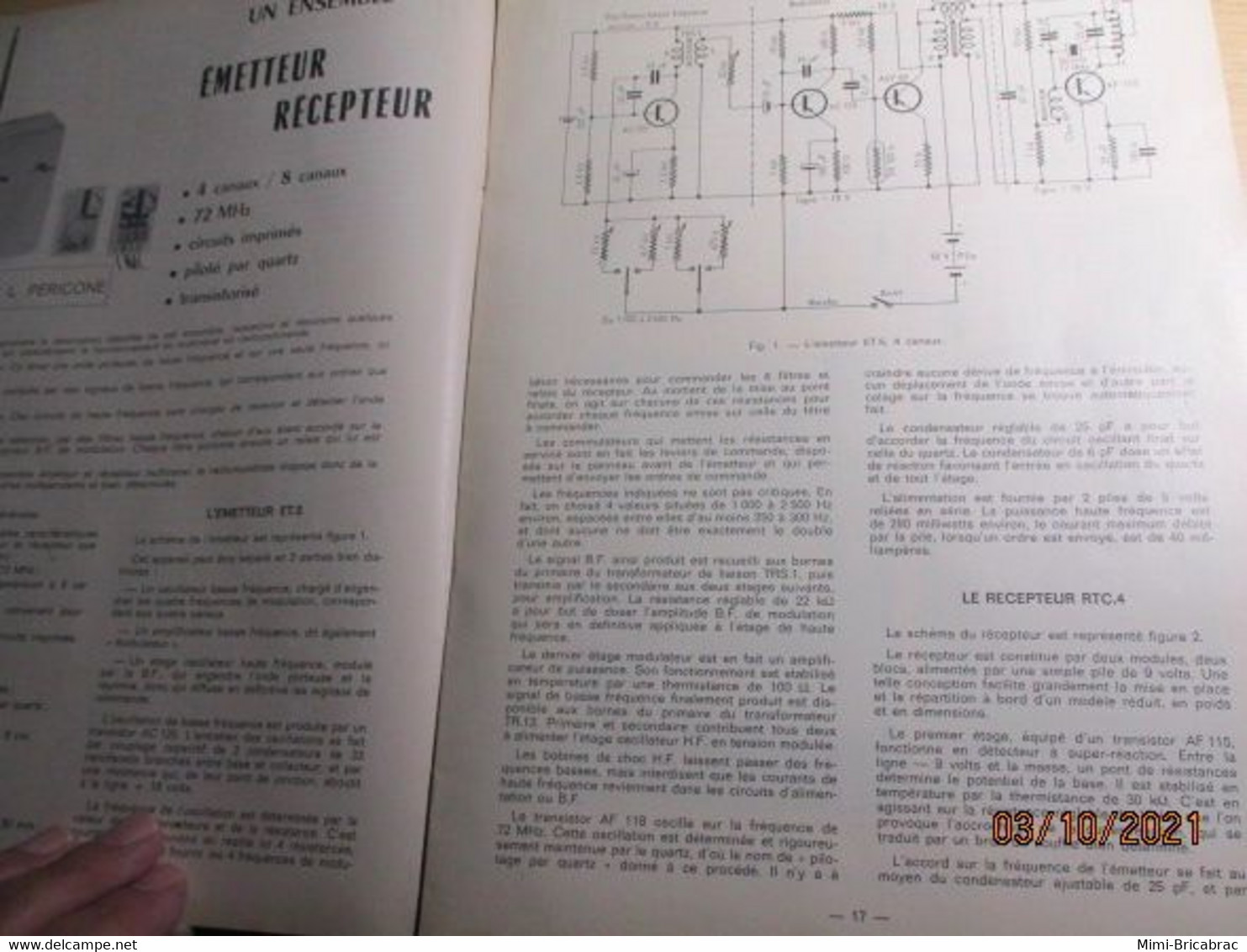 AEROJ20 Revue RADIO MOEDELISME N°8 De 7et8/1967 Avec Plan En Pages Centrales, En Très Bon état Général - R/C Scale Models