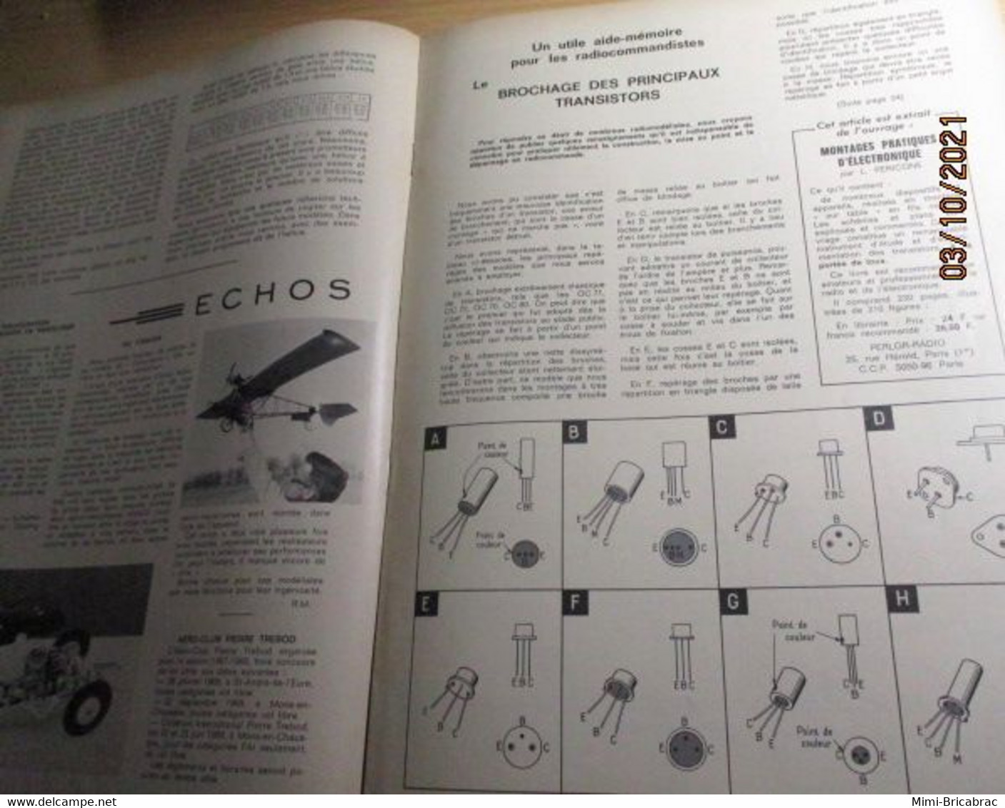 AEROJ20 Revue RADIO MOEDELISME N°13 De 1/1968 Avec Plan En Pages Centrales, En Très Bon état Général - Modèles R/C