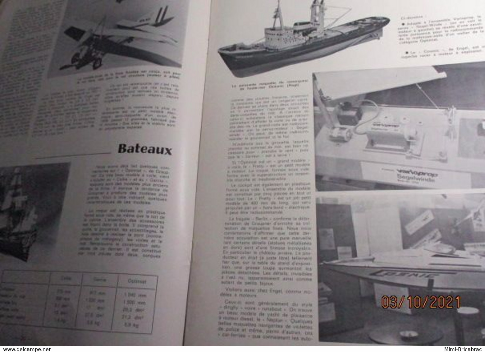 AEROJ20 Revue RADIO MOEDELISME N°41 De 5/1970 Avec Plan En Pages Centrales, En Très Bon état Général - Modèles R/C