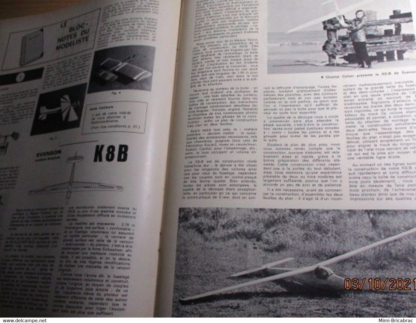AEROJ20 Revue RADIO MOEDELISME N°42 De 6/1970 Avec Plan En Pages Centrales, En Très Bon état Général - R/C Modelbouw