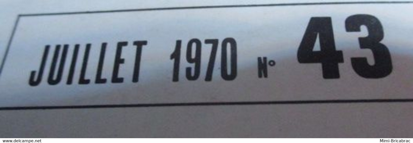AEROJ20 Revue RADIO MOEDELISME N°43 De 7/1970 Avec Plan En Pages Centrales, En Très Bon état Général - R/C Scale Models