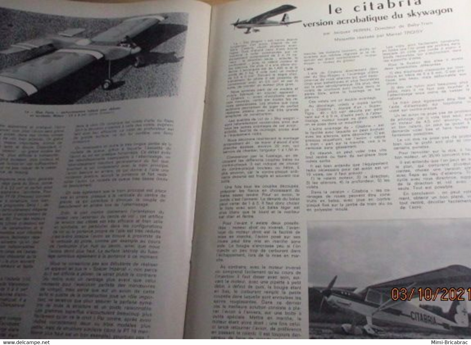 AEROJ20 Revue RADIO MOEDELISME N°43 De 7/1970 Avec Plan En Pages Centrales, En Très Bon état Général - Modelos R/C (teledirigidos)