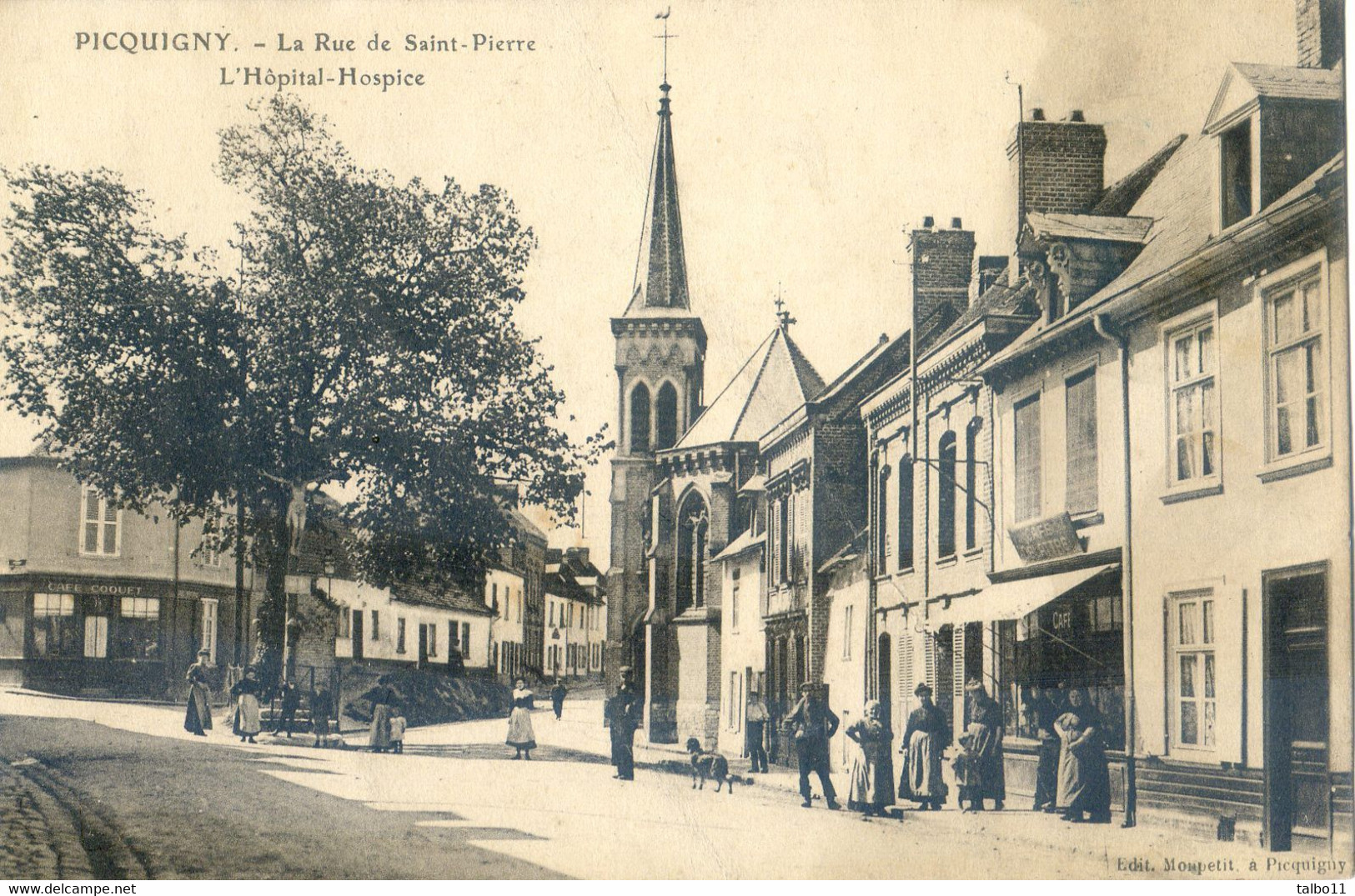 80 - Picquigny - La Rue De Saint Pierre - L’Hôpital - Hospice - Picquigny