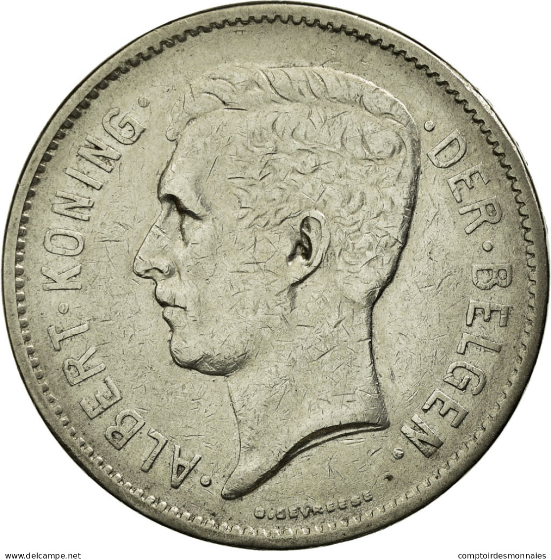 Monnaie, Belgique, 5 Francs, 5 Frank, 1931, TTB, Nickel, KM:98 - 5 Frank & 1 Belga