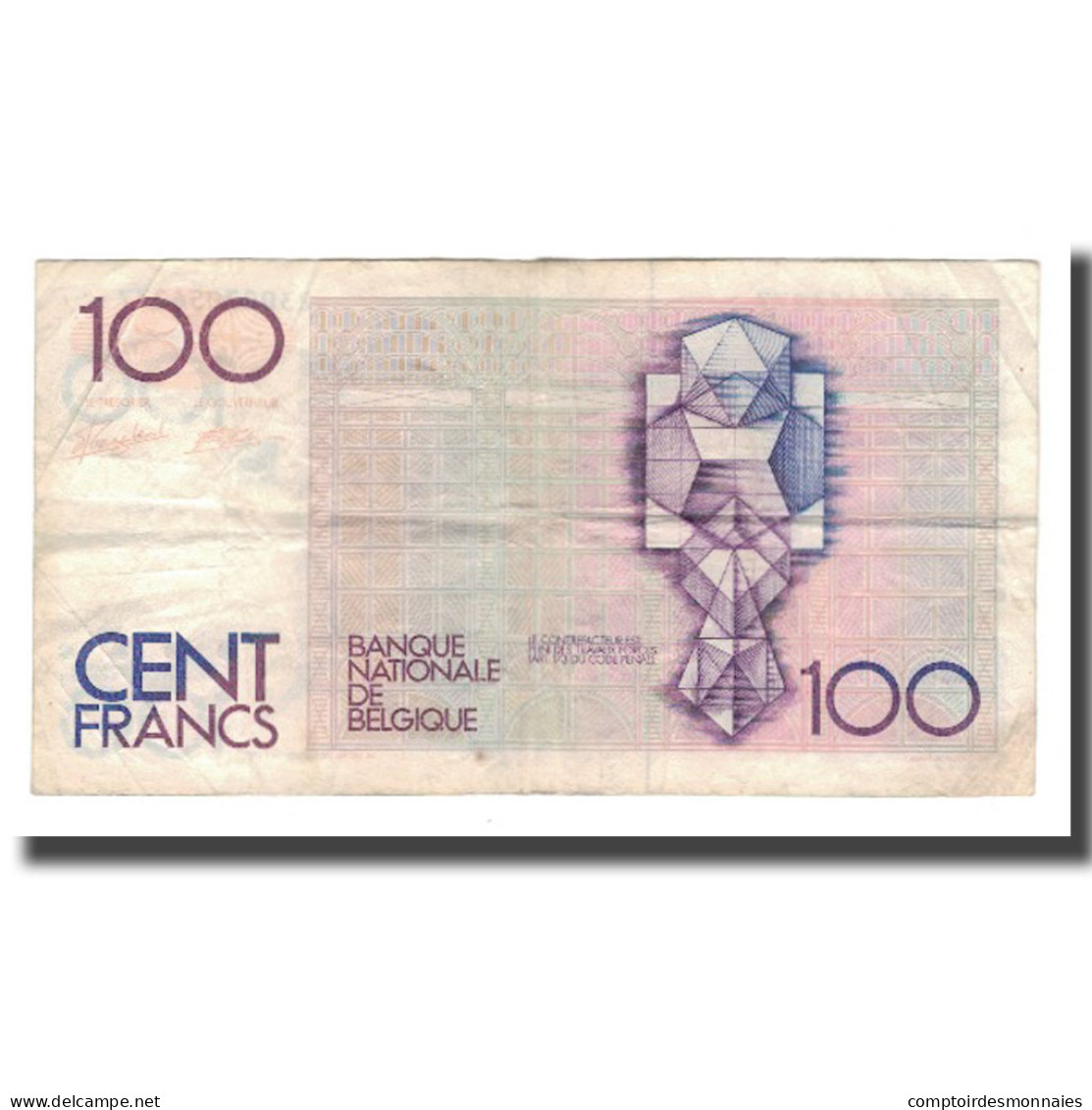 Billet, Belgique, 100 Francs, Undated (1982-94), KM:142a, TB - 100 Francos