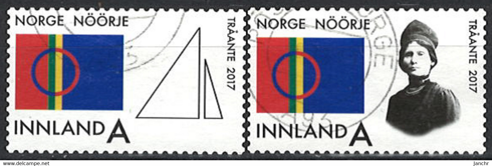 Norwegen Norway 2017. Mi.Nr. 1929-1930, Used O - Usados