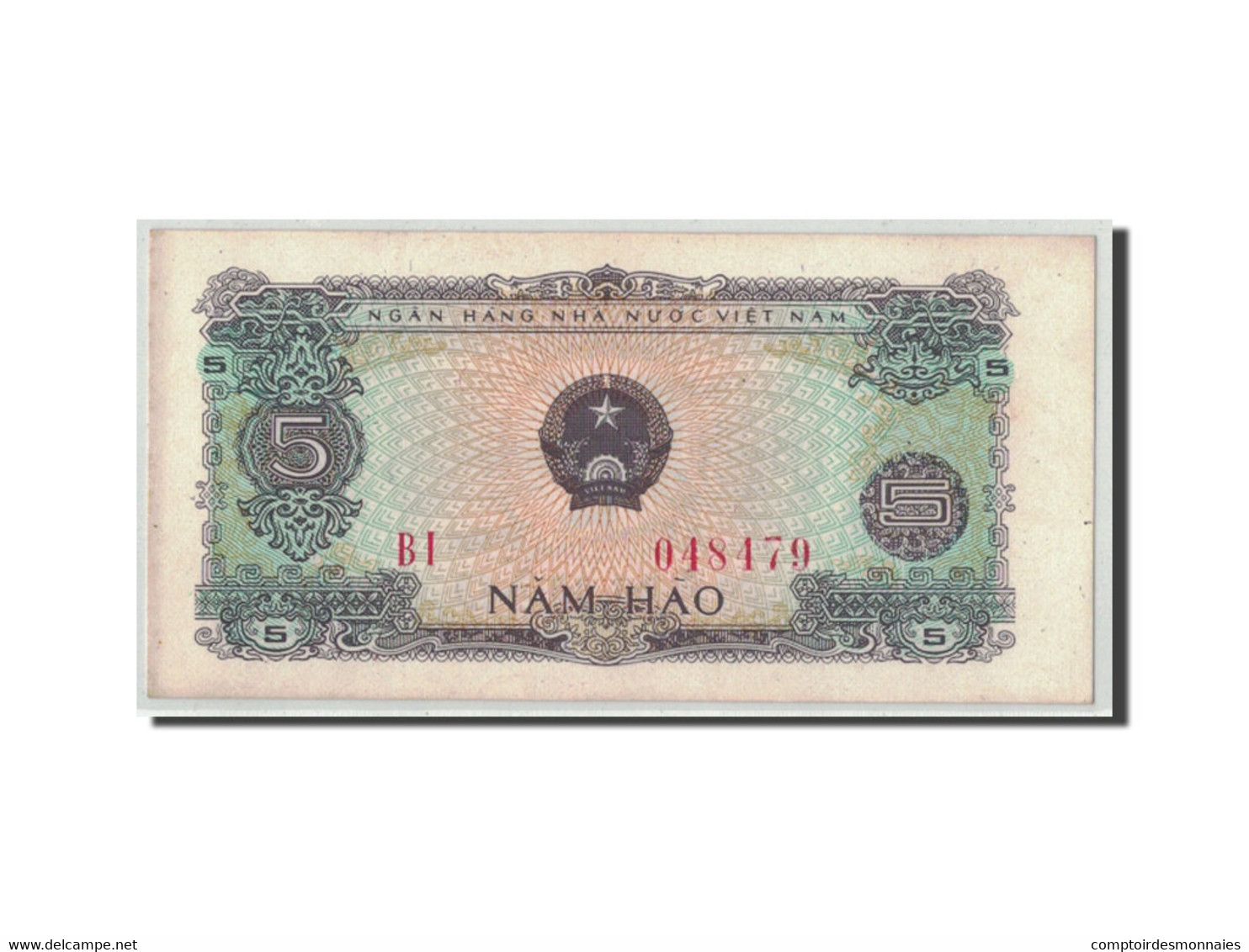 Billet, Viet Nam, 5 Hao, 1976, KM:79a, SPL - Viêt-Nam