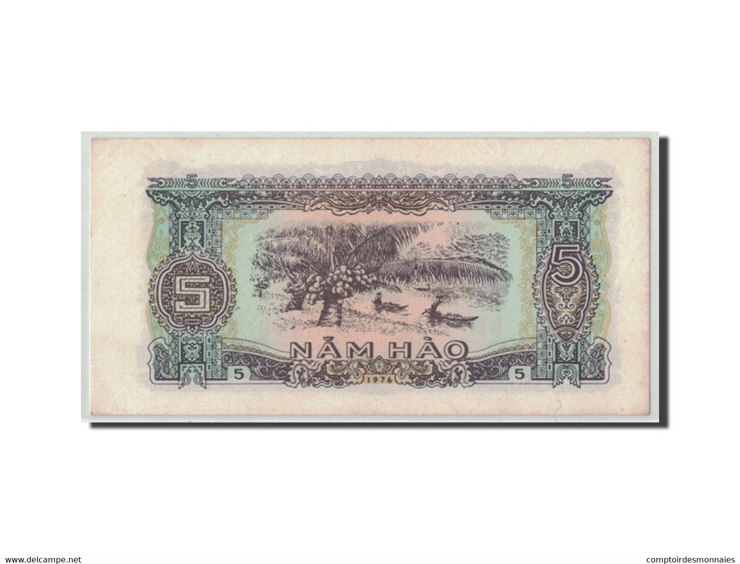 Billet, Viet Nam, 5 Hao, 1976, KM:79a, SPL - Viêt-Nam