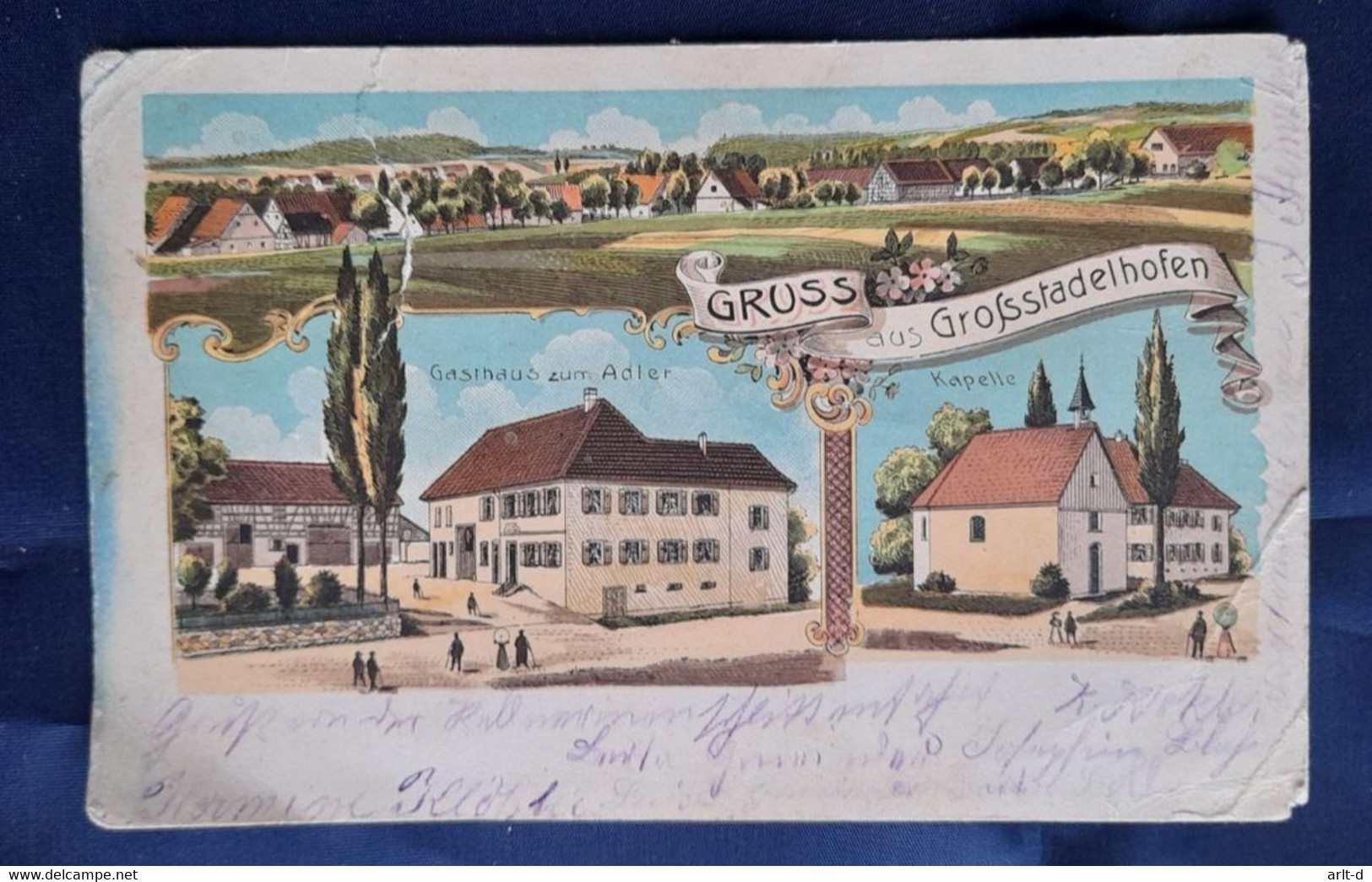 DC3901A - Litho / Gruss Aus Großstadelhofen. - Pfullendorf