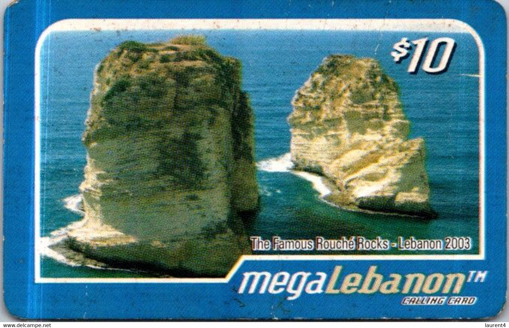 (3-10-2021 F) Phonecard -  Liban - (1 Phonecard) MegaLebanon $ 10.00 - Líbano