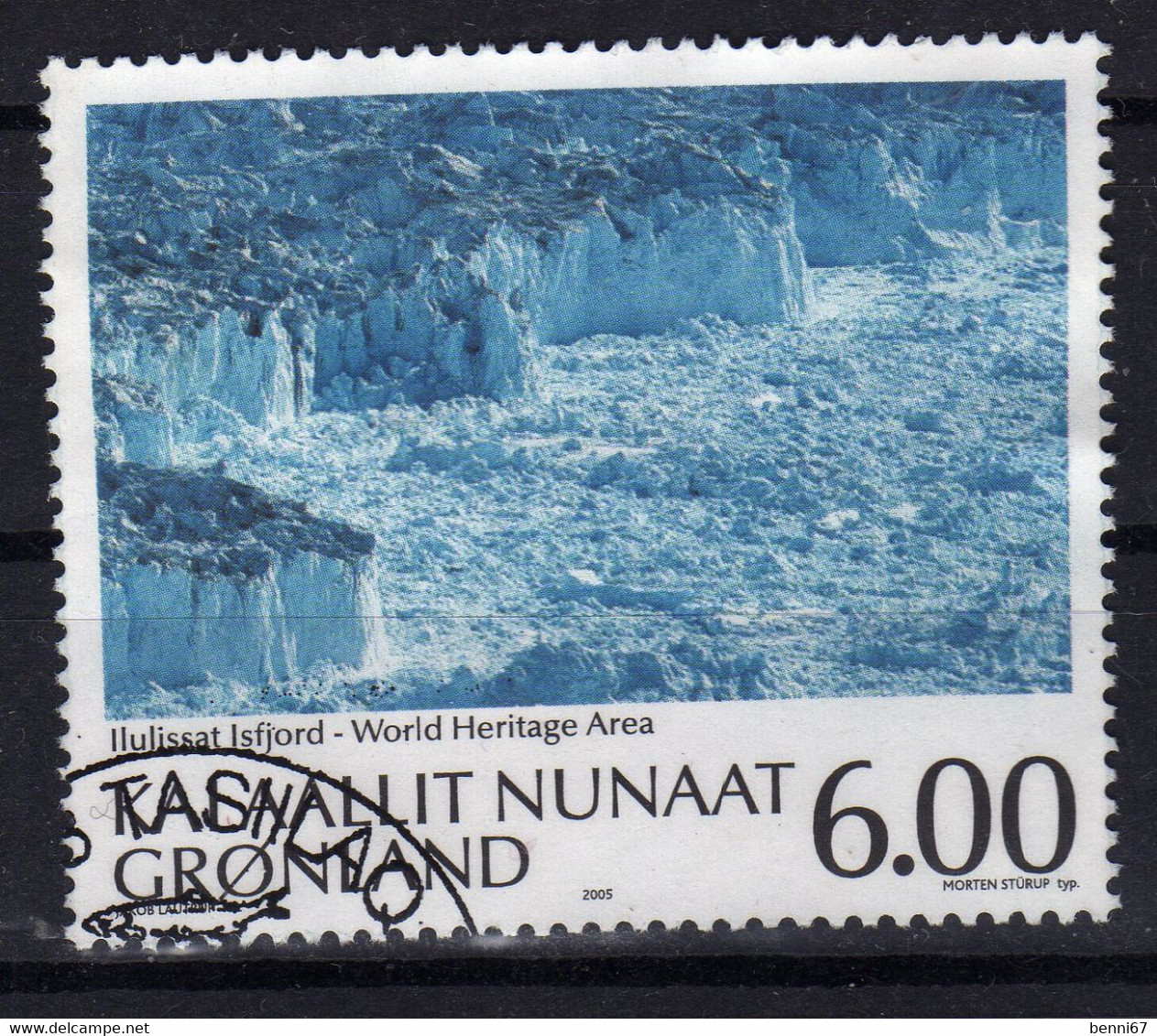 GROENLAND Greenland 2005  Glacier Ilulussat Yv 419 Obl - Gebraucht