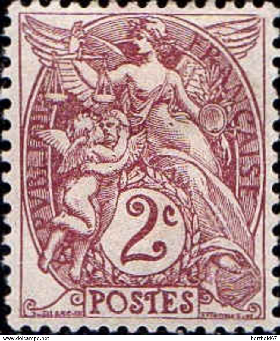 France Poste N* Yv: 108 Mi:87 Type Blanc (Trace De Charnière) - Unused Stamps