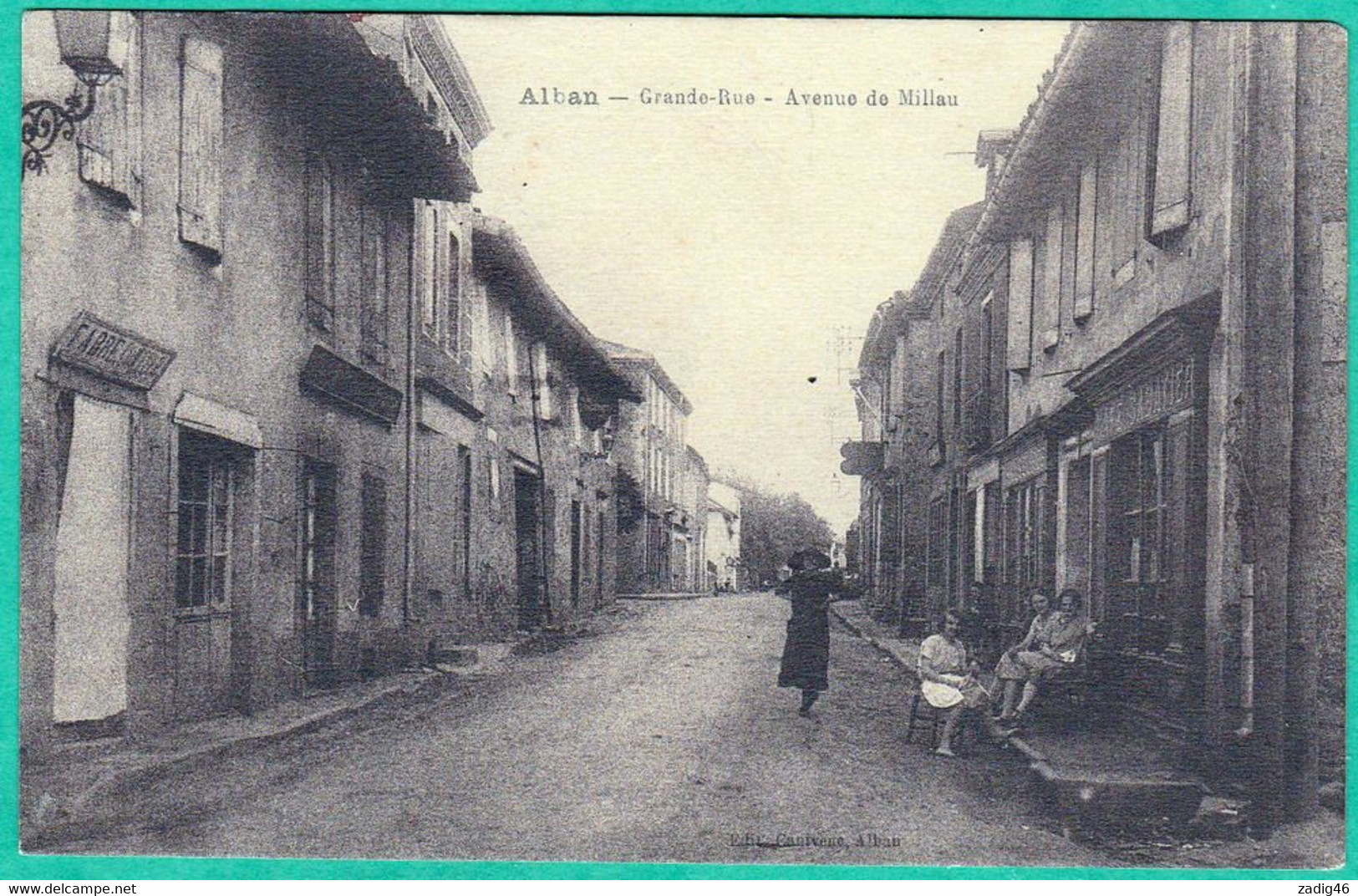 ALBAN - GRANDE RUE - AVENUE DE MILLAU - Alban