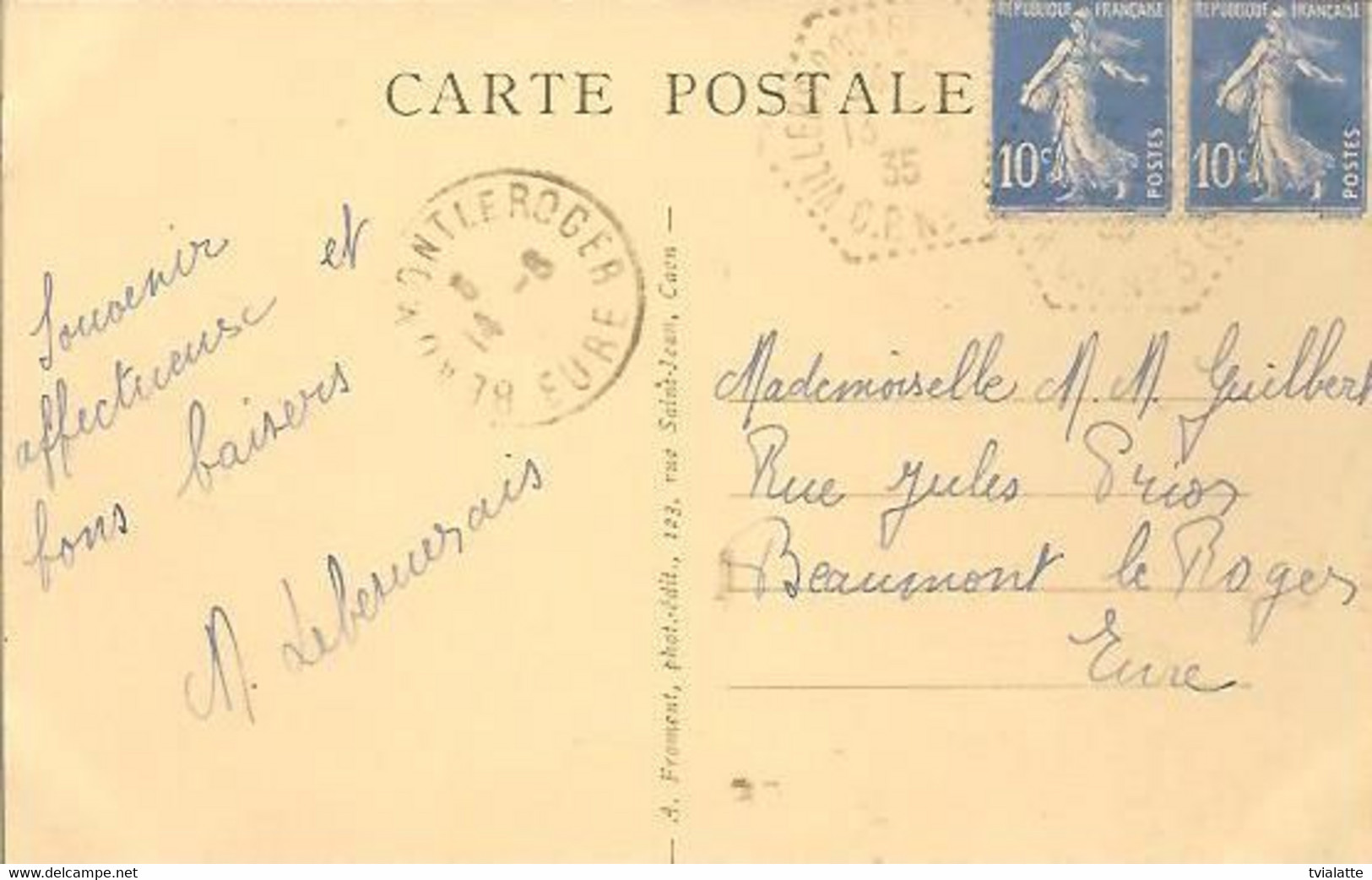 LOT DE 5 CARTES POSTALES DU CHÂTEAU DE MISSY - Sonstige & Ohne Zuordnung