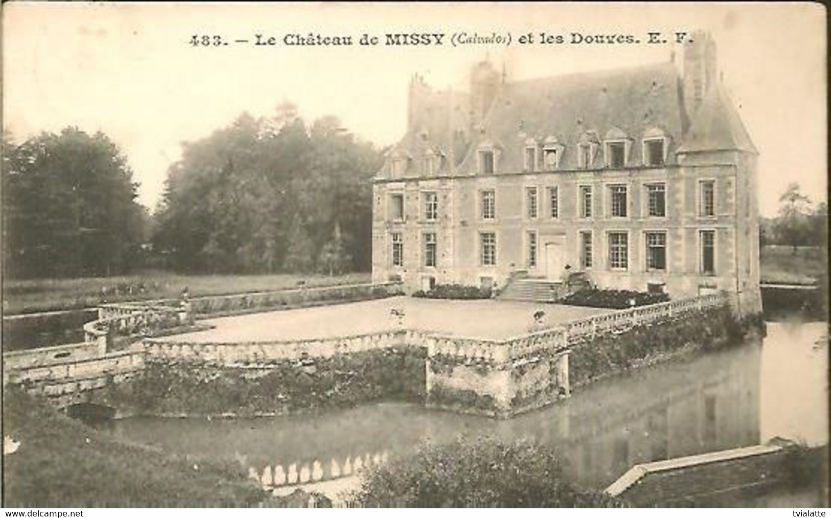 LOT DE 5 CARTES POSTALES DU CHÂTEAU DE MISSY