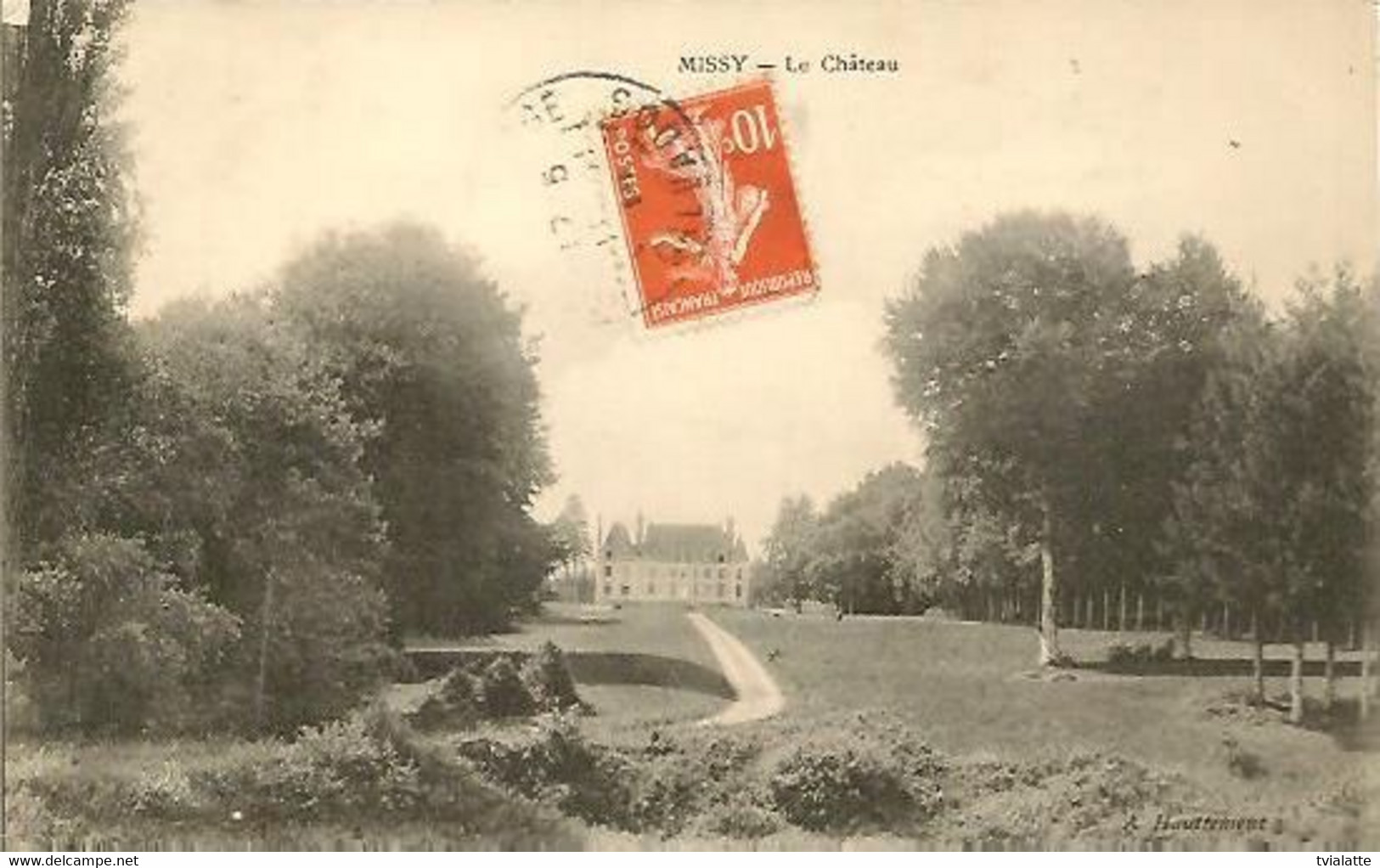 LOT DE 5 CARTES POSTALES DU CHÂTEAU DE MISSY