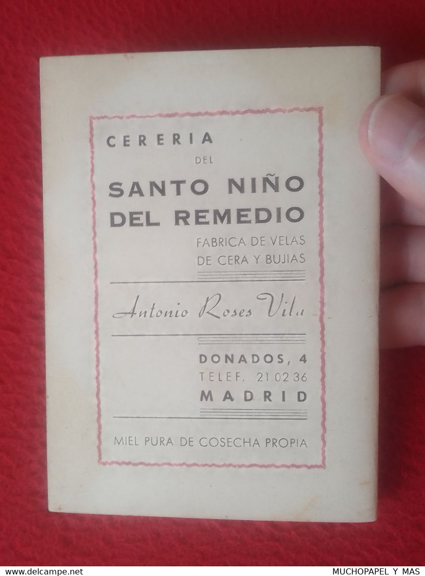 ANTIGUO LIBRO LIBRITO NOVENA Y TRIDUO EN HONOR DEL SANTO NIÑO DEL REMEDIO 1920...JOSÉ CABELLO Y GUILLÉN DE TOLEDO VER... - Religión Y Paraciencias