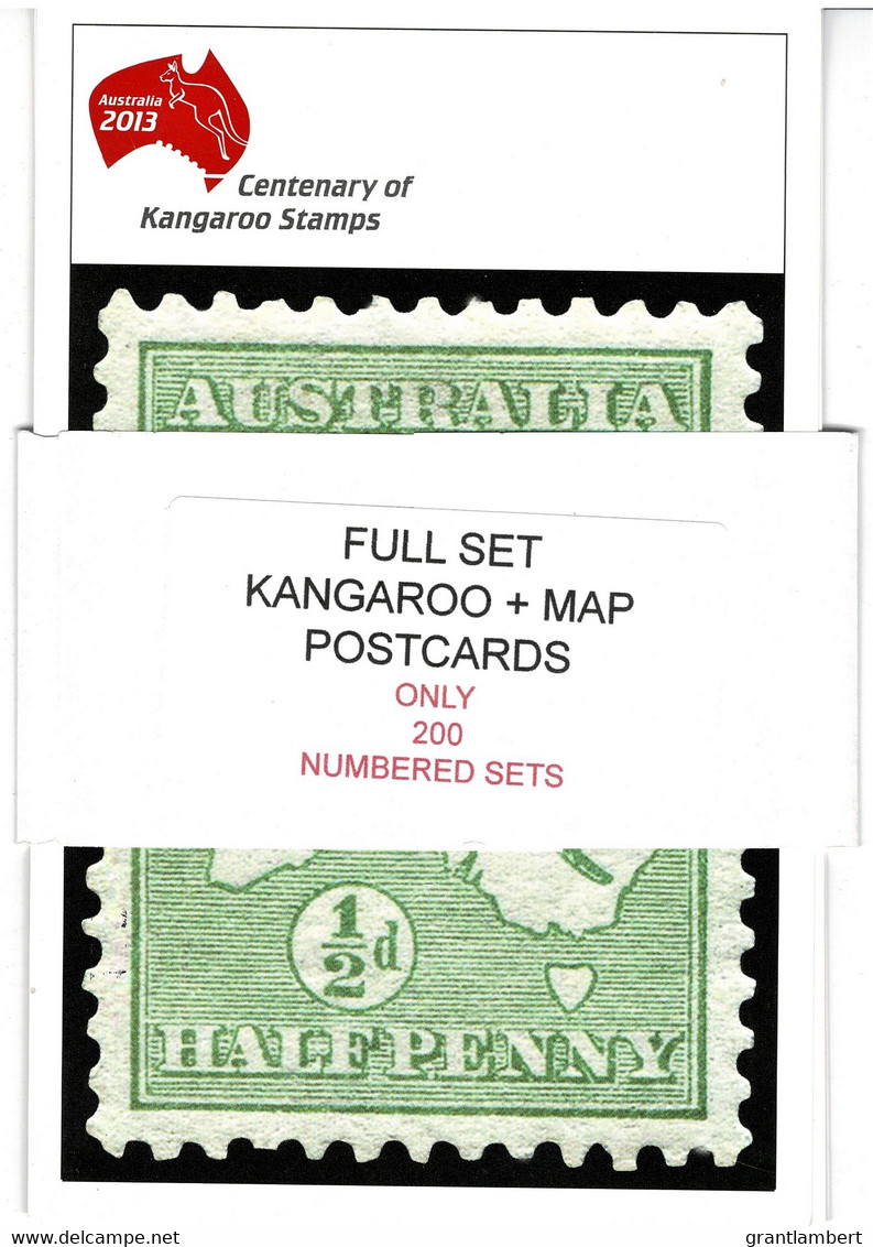 Australia 2013 Kangaroo Centenary World Expo Set Of 18 Numbered Postcards - Other & Unclassified