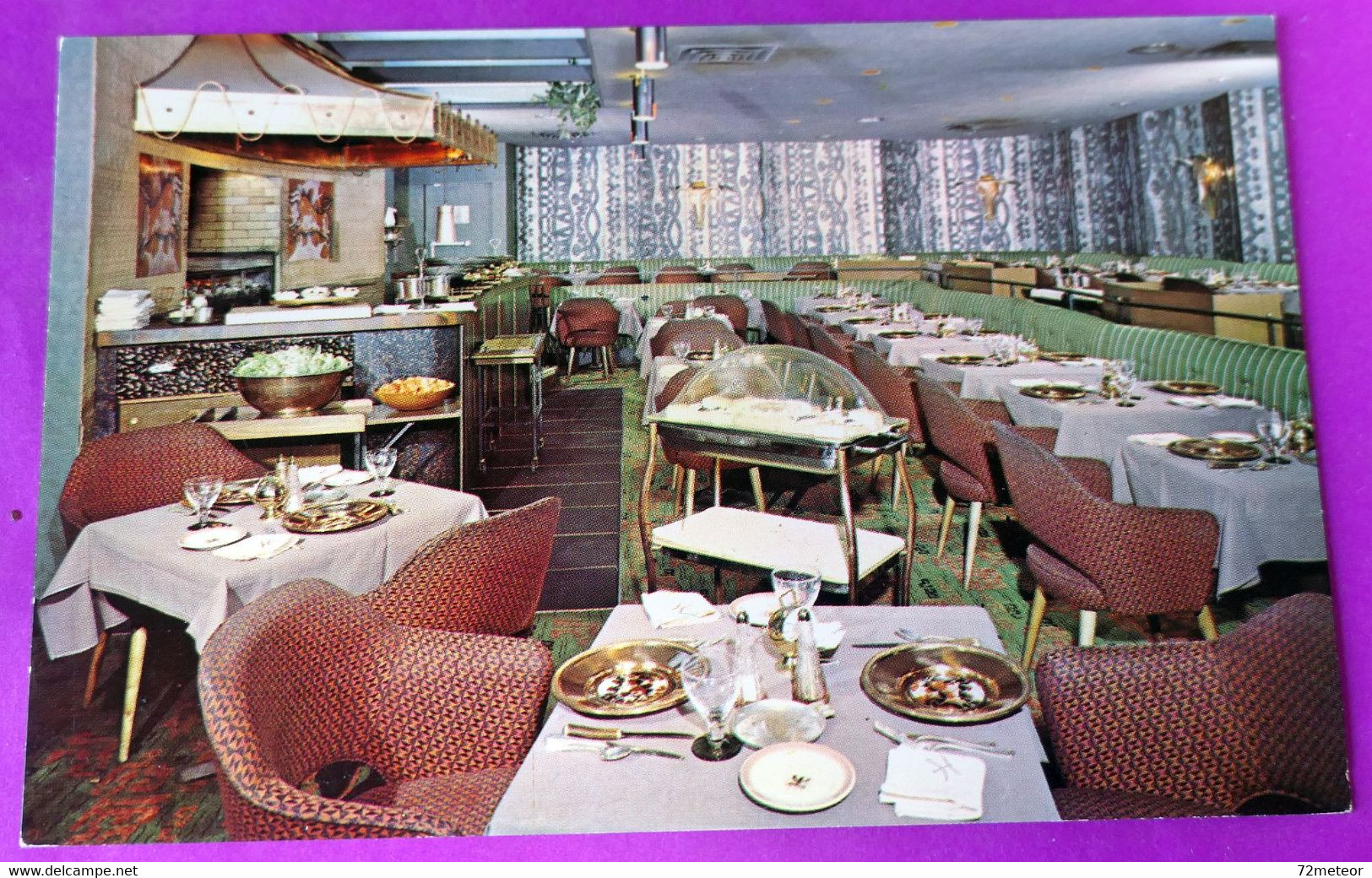 Manger Hotel Restaurant Interior Rochester NY Postcard - Rochester
