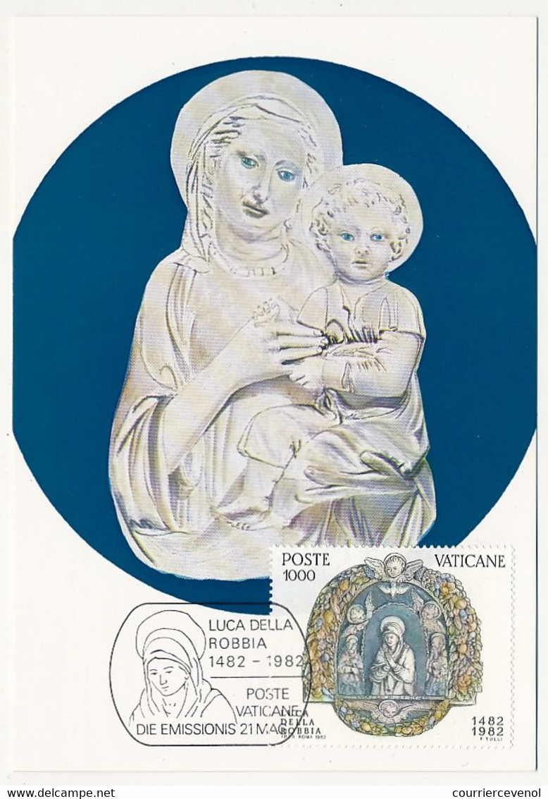 VATICAN - Carte Maximum - 5eme Centenaire Mort Du Sculpteur Luca Della Robbia - 1982 - Cartas Máxima