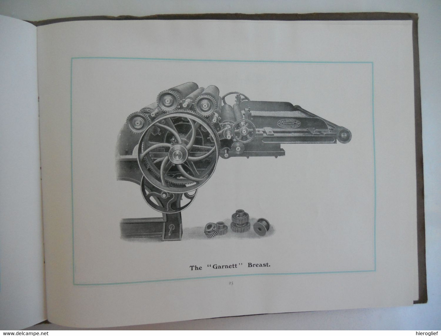 GARNETT WIRES WASTE MACHINERY CLECKHEATON England Manufacture Metallic Saw Tooth Wires - Cultural