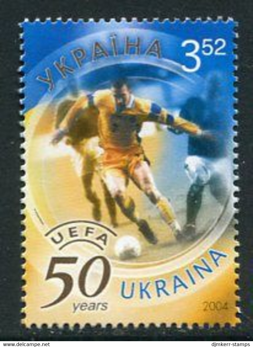 UKRAINE 2004 50th Anniversary Of UEFA MNH / **.  Michel 646 - Ukraine