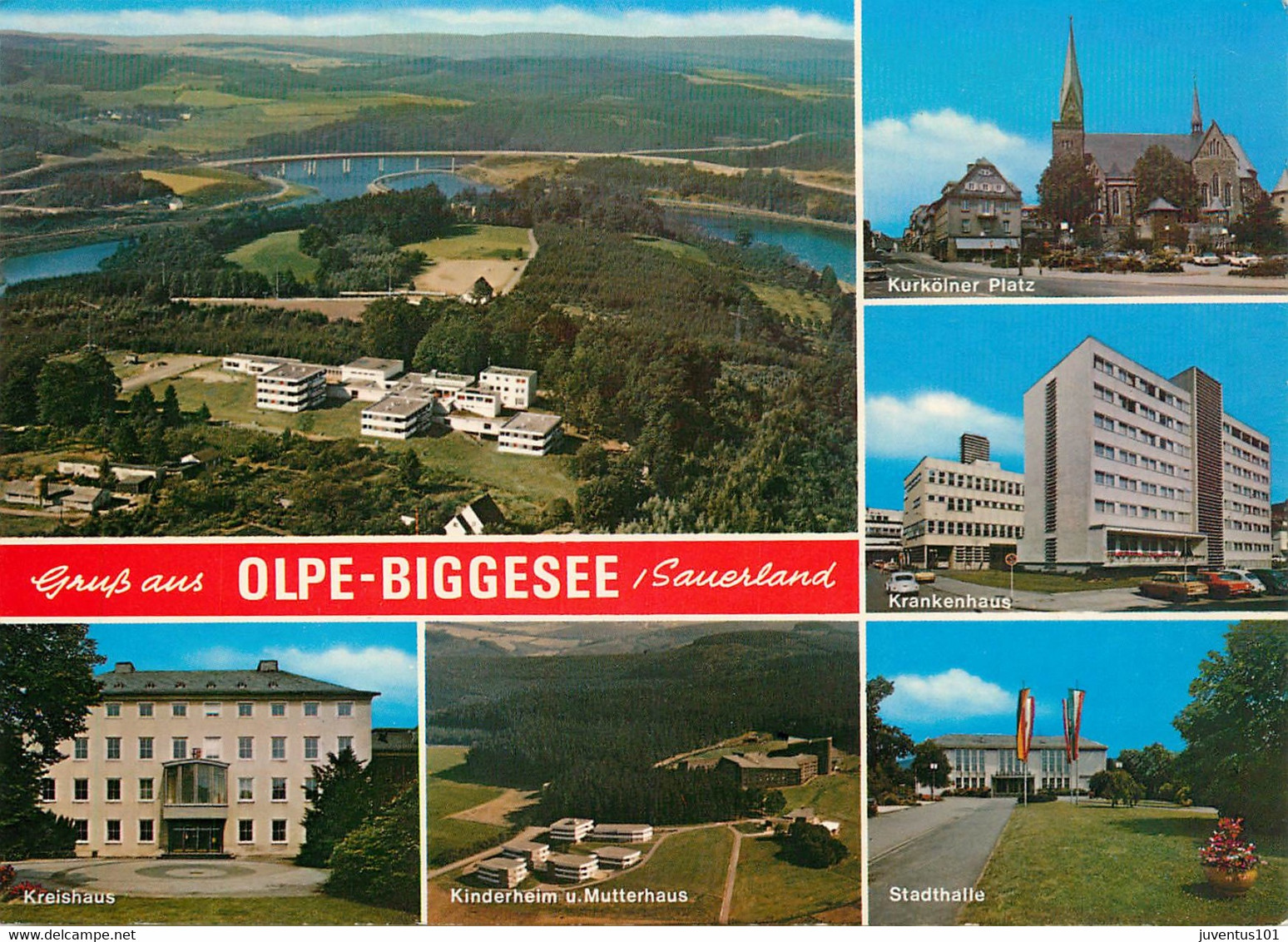 CPSM Olpe-Biggesee-Multivues     L968 - Olpe
