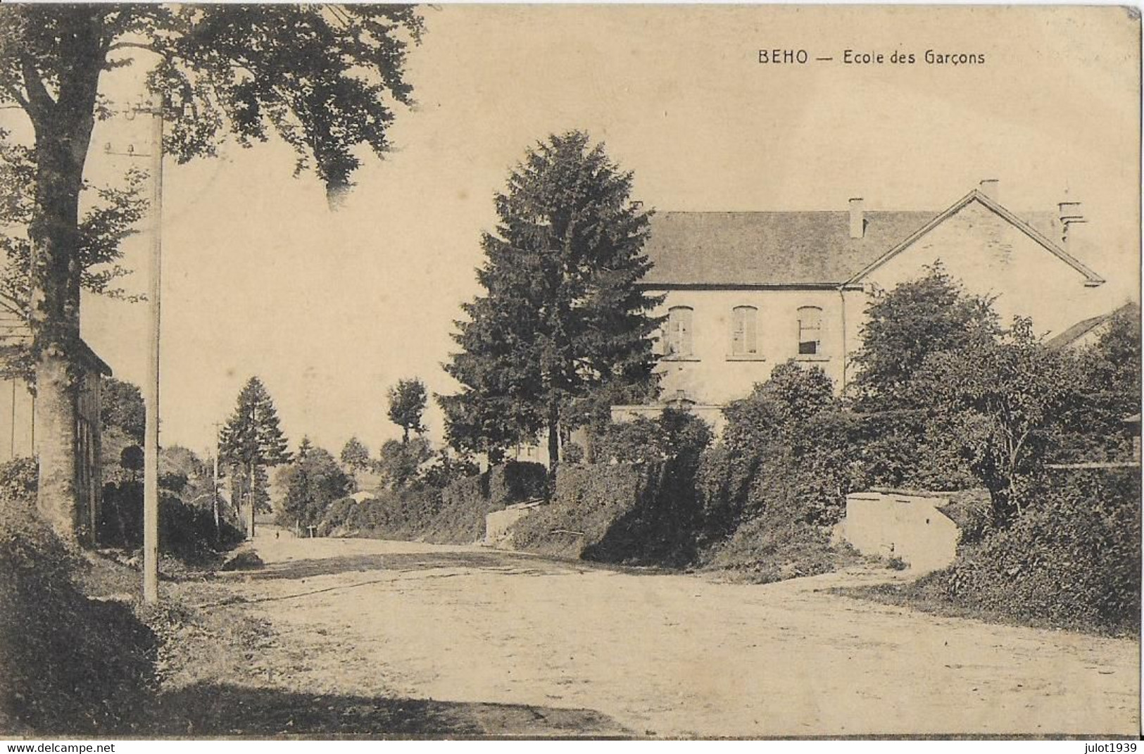 BEHO ..-- Ecole Des Garçons . 1925 Vers MONTIGNY S/S . Voir Verso . - Gouvy