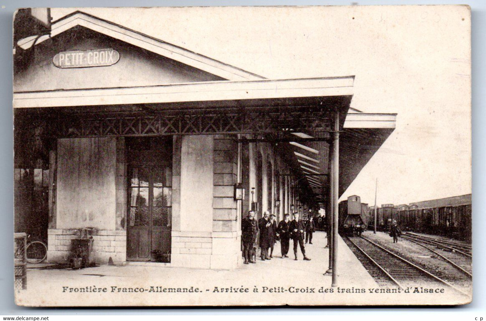 Frontiere Franco Allemande - Arrivee A Petit Croix Des Trains   - CPA°gk - Other & Unclassified