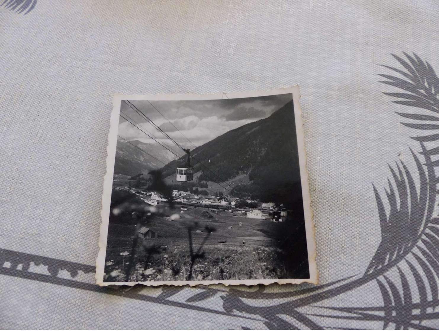25-9 , 349 , Photo AUTRICHE,  Sankt Anton, Tyrol ,  Le Téléphérique, 1952 - Lugares