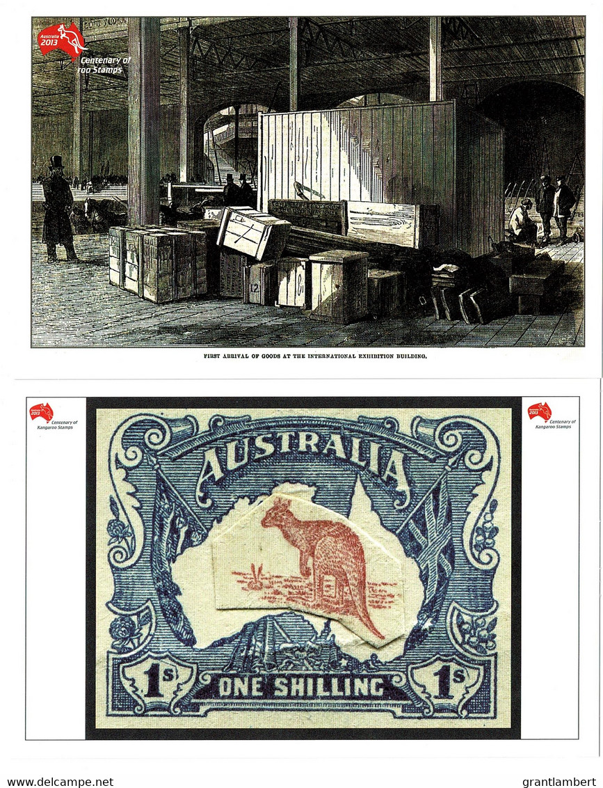 Australia 2013 Kangaroo Centenary World Expo Set Of 18 Unumbered Postcards - Otros & Sin Clasificación
