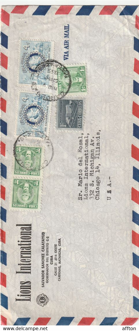 Lions International Cuba Old Cover Mailed - Covers & Documents
