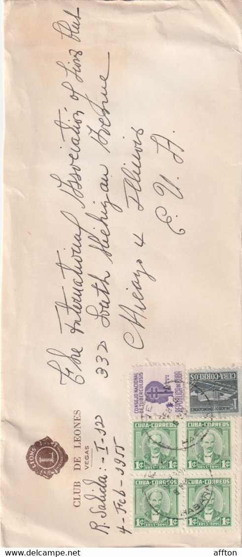 Lions International Cuba Old Cover Mailed - Covers & Documents