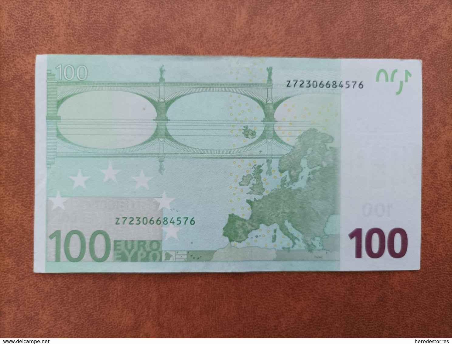 100 EURO BELGICA(Z) T001, DUISEMBERG, Very Scarce, First Nummer - 100 Euro