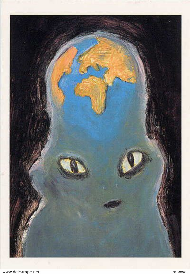 Cpm 1138 ERGON - Durtol - Globe Terrestre - Planète Terre - Tête - Illustrateurs - Illustrateur - Ergon