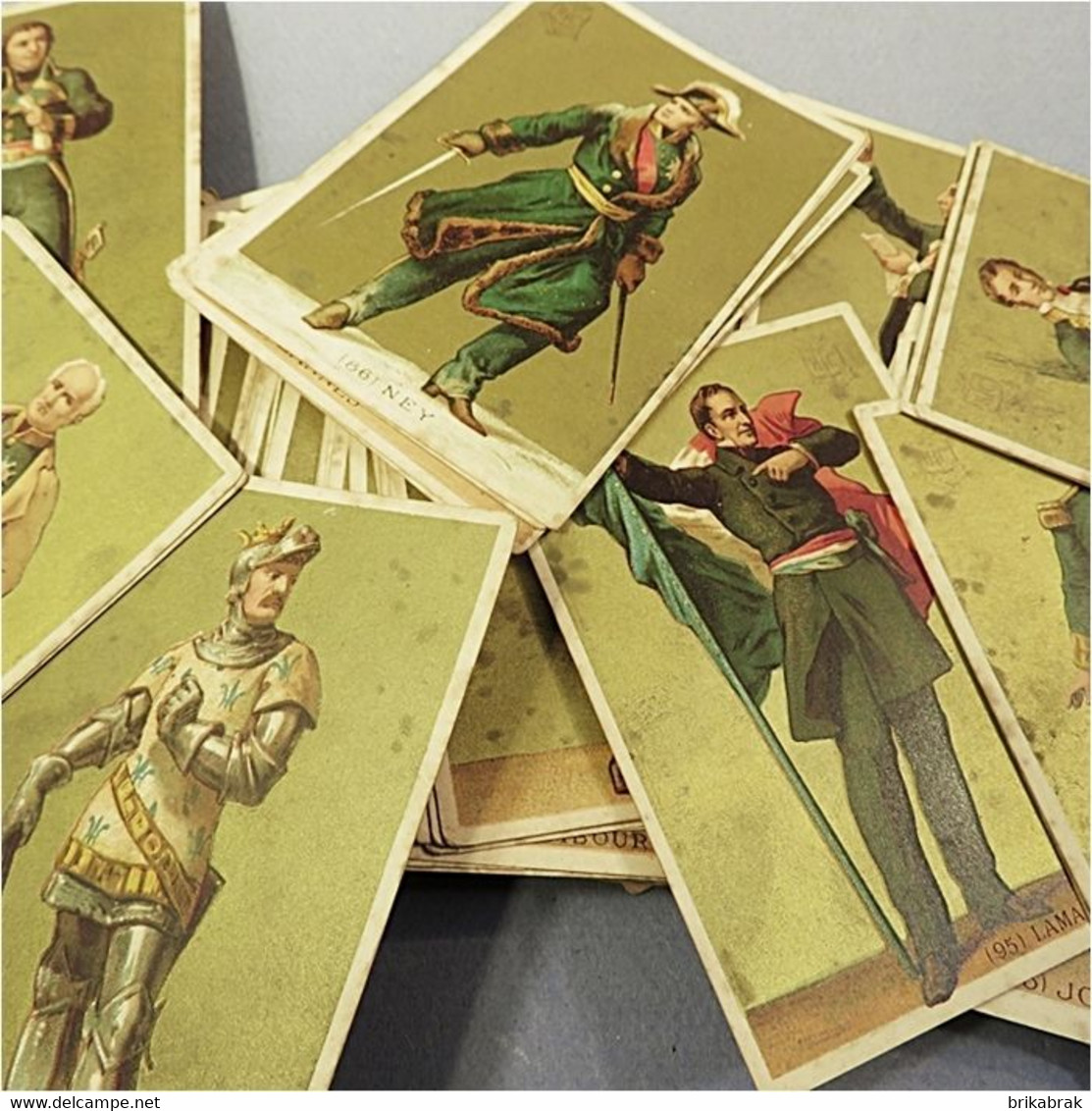 CARTES CHROMO SCOLAIRES HISTOIRE DE FRANCE XIX ème + Ecole Historique Education - Arte Popolare