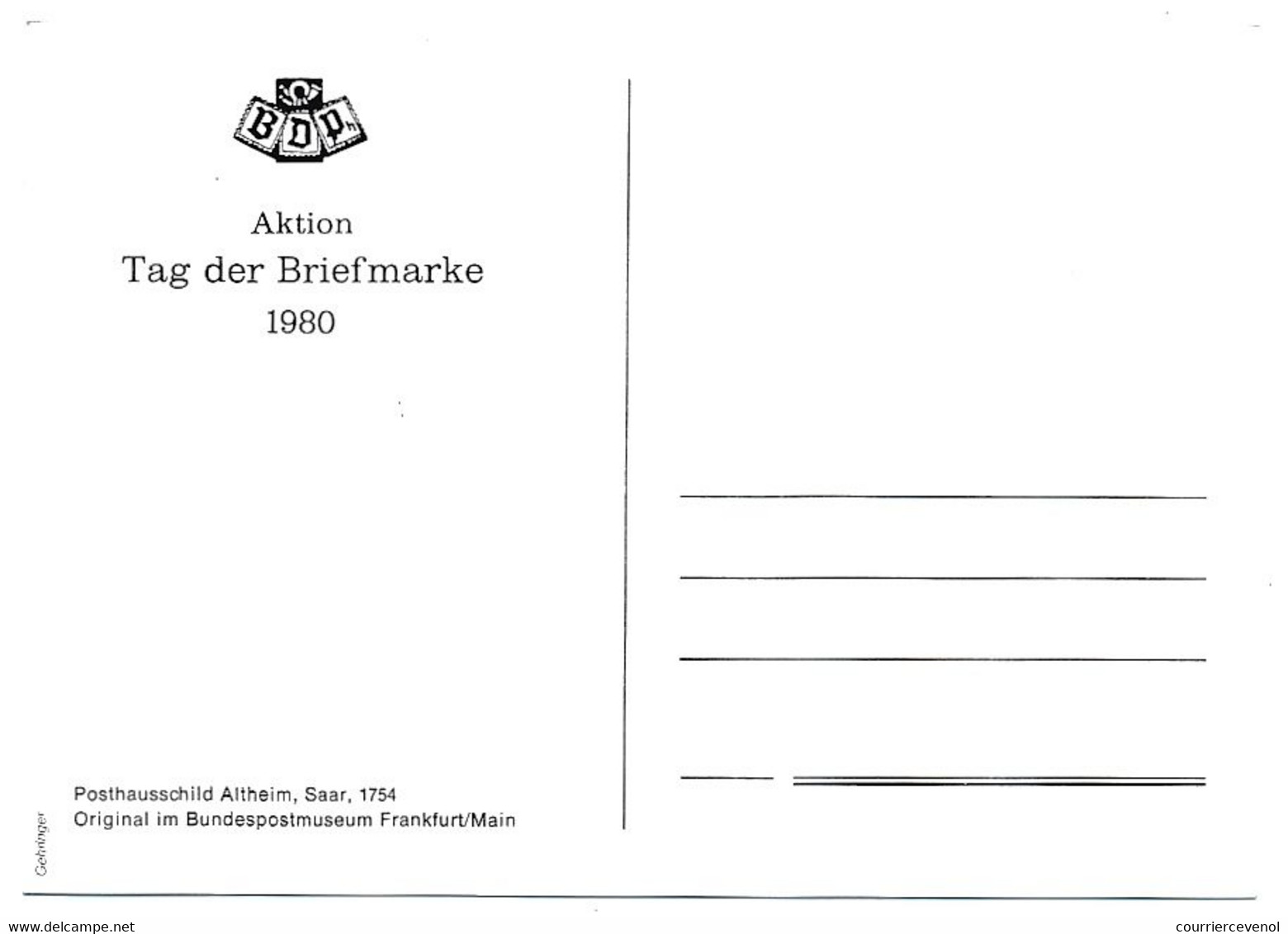 ALLEMAGNE - 4 Cartes Maximum - FIP Kongress Essen - 1980 - Autres & Non Classés