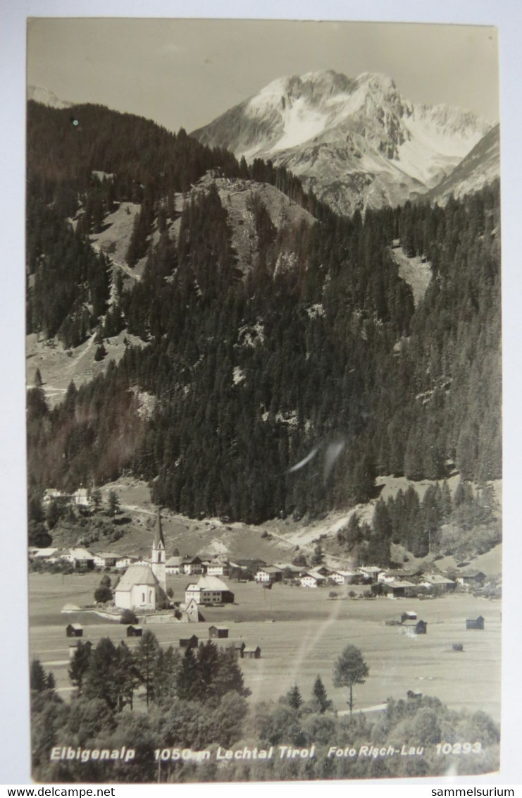 (12/1/65) Postkarte/AK "Elbigenalp" Lechtal Tirol Um 1950 - Lechtal