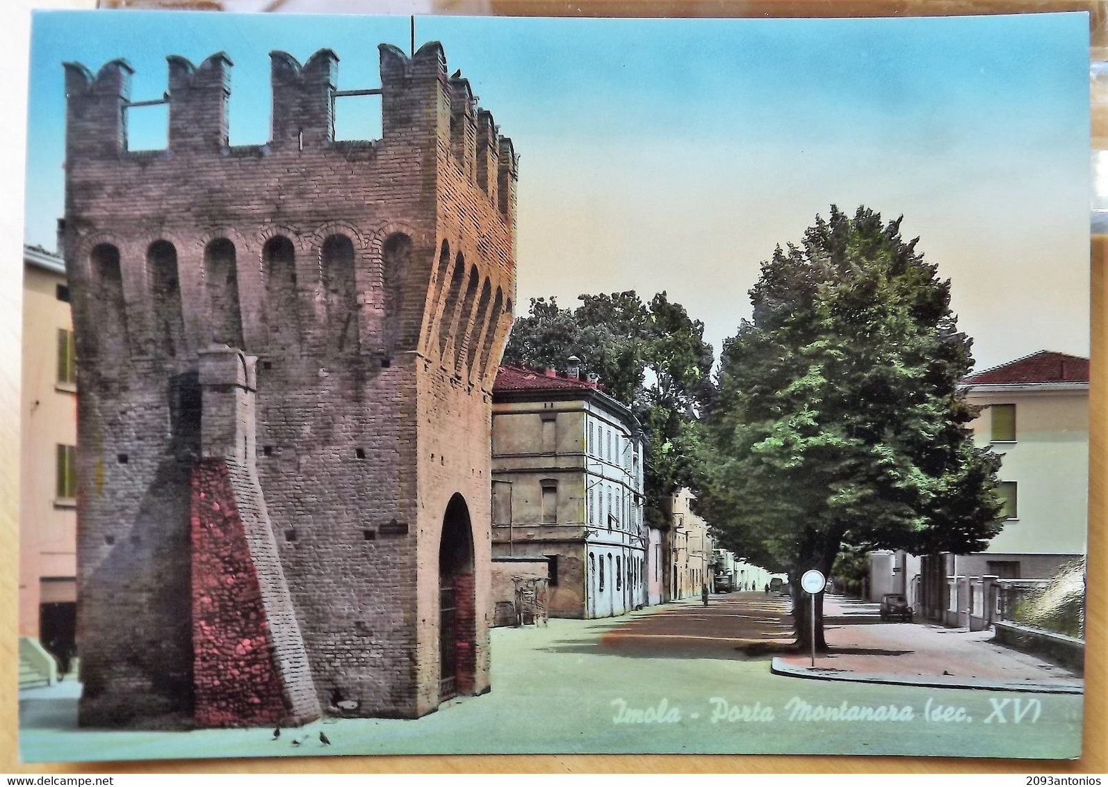 286) IMOLA BOLOGNA CARTOLINA VIAGGIATA 127,9,1961 - Imola