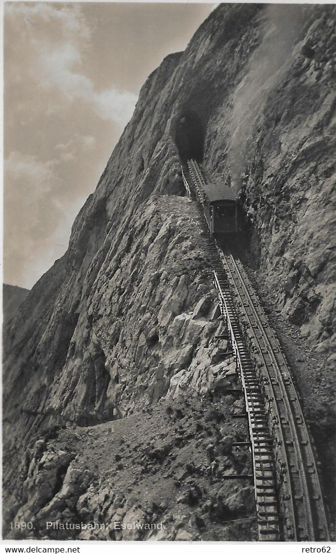 PILATUSBAHN → Bahn In Der Eselwand Fotokarte Ca.1935 - Other & Unclassified