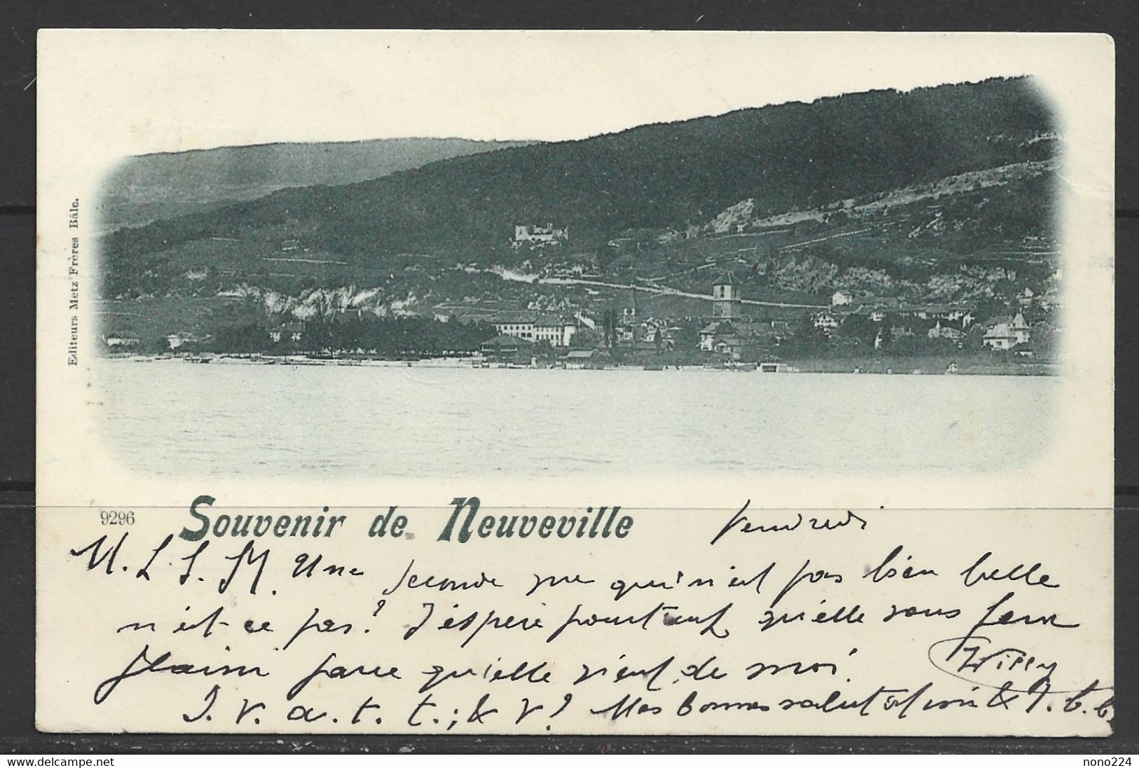 Carte P De 1900 ( Souvenir De Neuveville  ) - La Neuveville