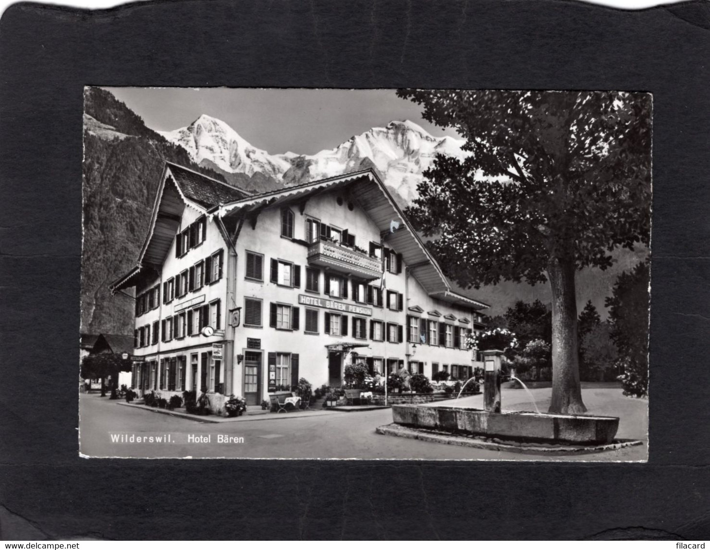 104445        Svizzera,  Wilderswill,  Hotel  Baren,  VG  1961 - Wilderswil