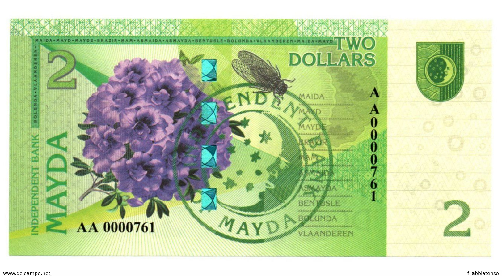 Mayda - 2 Dollars 2017 - Emissioni Private    +++++++ - Sonstige – Amerika