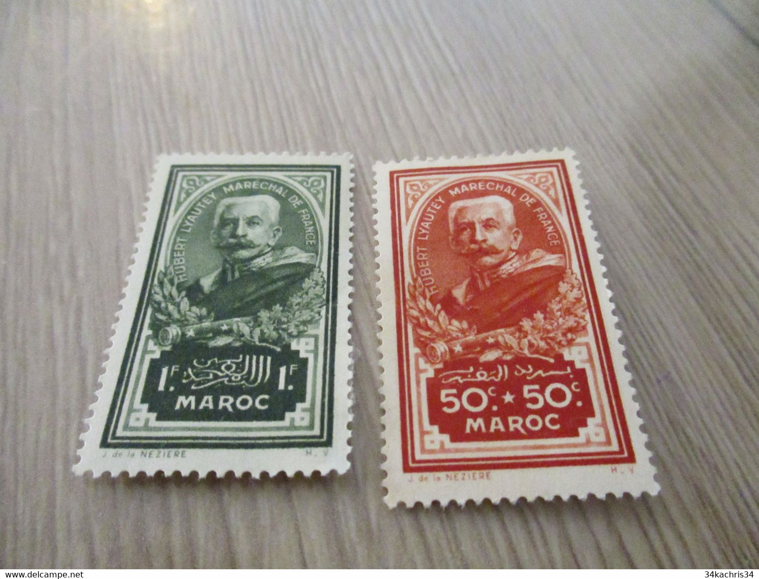 JF TP Colonies Françaises Maroc  Charnières TP 150 Et 151 - Unused Stamps