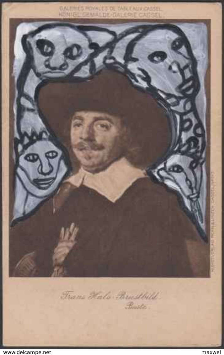 Cpa ERGON - Frans Hals - Têtes - Visages - Peintres - Illustrateur - Ergon