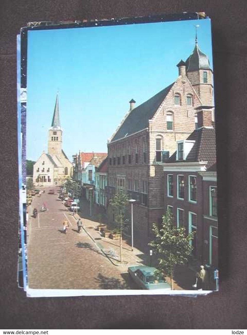 Nederland Holland Pays Bas Franeker Met Leuk Panorama - Franeker